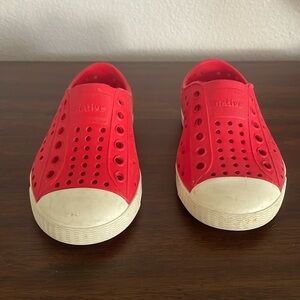 Native Red toddler shoes